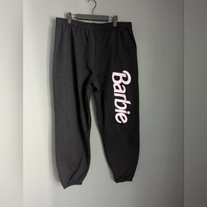 Barbie brand black jogger sweatpants size 1X Barbie times hybrid apparel